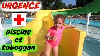 vacances à la mer urgence piscine et tobaggan vlog [upl. by Gladdy]