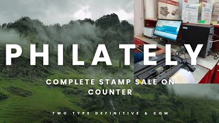 Philately Stamps Sale Process On POS Counter  Easy process of Stamps sale indiapost [upl. by Laural205]