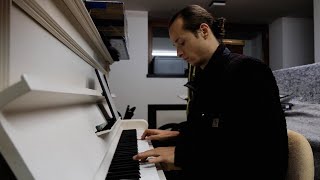 Day 12 of Playing Howls Moving Castle on the Piano  Beginner Playing Piano [upl. by Eyahc]