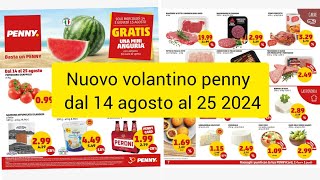 nuovo volantino penny dal 14 agosto al 25 agosto 2024volantino [upl. by Enelaj]