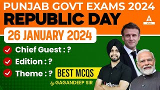 Republic Day 2024  Republic Day Chief Guest 2024  Current Affairs Today By Gagan Sir [upl. by Nyleaj]