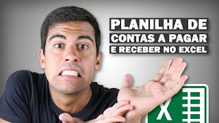 Planilha de CONTAS A PAGAR e RECEBER Excel Como fazer do ZERO [upl. by Asir]