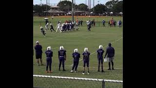 John McGrath stands in and takes the hit on the TD Pass [upl. by Daberath]