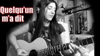 Carla Bruni  Quelquun ma dit rock cover by Alba [upl. by Narrat]