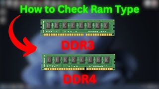 How to check the RAM type DDR3 or DDR4 in Windows 11 [upl. by Sussman]