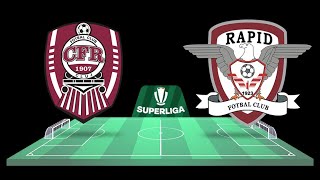 FC CFR Cluj vs FC Rapid București  Superliga  10022024  COMENTARIU LIVE [upl. by Ahsenyl]