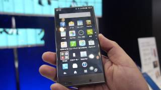 Sharp AQUOS Crystal X smallest bezel 55quot FHD with Snapdragon 801 [upl. by Peer71]