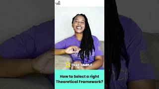 How to Choose a Relevant Theoretical Framework for your Study [upl. by Gregoor]