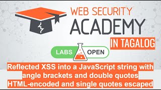 Reflected XSS into a JavaScript string with brackets and quotes escaped  Portswigger Academy [upl. by Jorey]