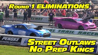 Street Outlaws No Prep Kings Big Tire Invitational  National Trails [upl. by Norty496]