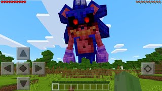 I Found SONICEXE in Minecraft Pocket Edition [upl. by Hamil]