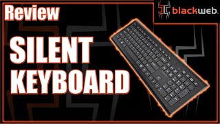 Blackweb Silent Wireless Keyboard Review  WalMart Exclusive Brand [upl. by Nilcaj]