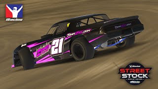 iRacing Rookie DIRTCar Street Stock Series  Limaland P8P5 [upl. by Merrily]