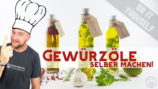 Öl selber machen ► Chiliöl Kräuteröl amp Zitrusöl ✅ Unsere leckeren drei Musketiere  Wunschgetreu [upl. by Edia]