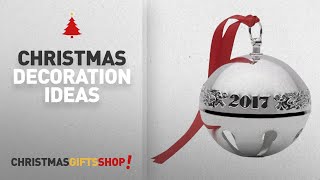 Top 2017 Christmas Decorations Wallace 2017 Silver Plated Sleigh Bell Ornament 47th Edition [upl. by Hijoung]