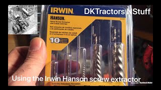 Broken bolt extraction with IrwinHanson screw Extractor 11117 [upl. by Thibaut]