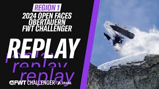 REPLAY I 2024 Open Faces Obertauern FWT Challenger [upl. by Elwina]