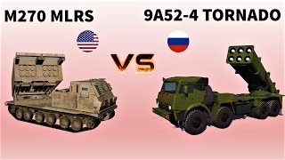 M270 MLRS vs 9A524 Tornado  Comparison between two Multiple Rocket Launcher System 2020 [upl. by Augustina]