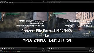 Cara Convert Format H264 H265 MP4MKV ke DVD MPEG2MPEG Offline Gratis Tanpa Mengurangi Kualitas [upl. by Niarfe632]