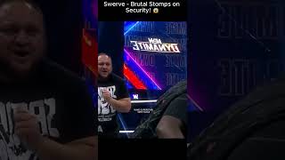 💥 Samoa Joe vs Swerve  Brutal Stomps on Security 😱 Intense WWE Clash  Shocking Moment [upl. by Corena958]