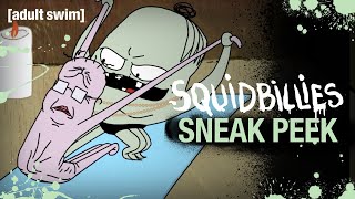 Squidbillies  S13E5 Sneak Peek Early Uses Yoga To Help Granny  adult swim [upl. by Ardnosac]