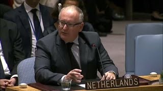 MH17  Timmermans toespraak VN Veiligheidsraad [upl. by Sochor]