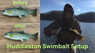 Huddleston Swimbait Bass Fishing How to Modify the Huddleston [upl. by Nooj181]