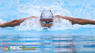 Dare Rose blooms past Dressel Casas and Heilman for shock 100 fly National Title  NBC Sports [upl. by Hanimay]