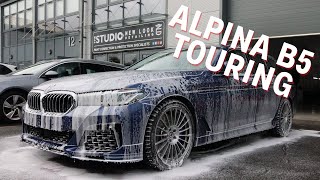 Rare BMW Alpina B5 receives PPF and Ceramic Pro Gold Package at the New Look Detailing studio [upl. by Ennovahc]