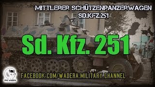 SdKfz251 Mittlerer Schützenpanzerwagen niemiecki transporter opancerzony 1939  1945 [upl. by Woll668]