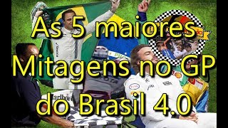 As 5 maiores mitagens no GP do Brasil 40 [upl. by Hgeilyak612]