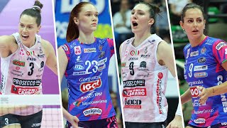 ALL quotMEGA RALLYquot of the match Conegliano  Novara  Lega Volley Femminile 202324 [upl. by Corbin714]