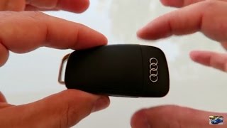 How To Change Audi Key Battery [upl. by Auqenahs]