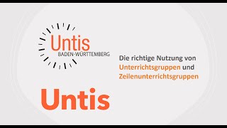 Untis Die Verwendung von Unterrichtsgruppen und Zeilenunterrichtsgruppen [upl. by Goulette]