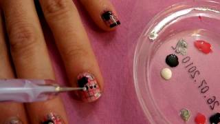 Tutorial uñas decoradas Nail art en vídeo Nº24 Especial San Valentín Valentine DayMP4 [upl. by Magnuson]