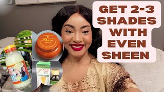 23 SHADES LIGHTENING MIXTURE WITH EVEN SHEEN COCOA BUTTER tutorial skinwhitening viral [upl. by Adieno]