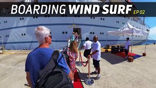 Boarding Windstar Wind Surf  Cruise Tour Review 2024 365sol [upl. by Cristin]