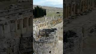 Turkey 🇹🇷 Pamukkale Hierapolis 4K Scenic Relaxation Nature Tour [upl. by Mil]