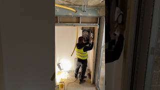 Installing Combi boiler plumbing bluecollar plumber gas water notlikeus construction fashion [upl. by Fidellia]