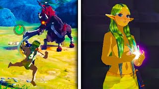 Great Fairy from Twilight Princess vs Lynel in Zelda BotW [upl. by Bogosian]