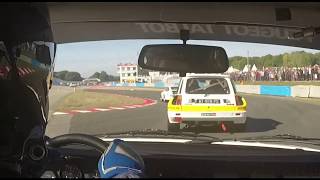 Peugeot 205 Turbo 16 on board with Cedric Robert  Montlhéry 2017 pure sound [upl. by Christiano]