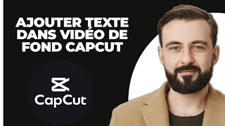 Comment Ajouter Du Texte Dans Une Vidéo En ArrièrePlan Sur Capcut Facile [upl. by Hgielrak]