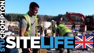 A Bricklayers Life On Site Bricklaying vlog UK [upl. by Enitsirt]