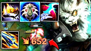 RENGAR TOP 1 MOST ANNOYING BUILD OF ALLTIME 1V1 ANYONE  S14 Rengar TOP Gameplay Guide [upl. by Duomham]