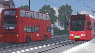 Croydon Tramlink  Ampere Way  Addiscombe via West Croydon [upl. by Wellington]