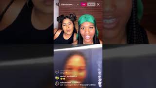 Kid shows old photo of Tiahra and makes her laugh  Tiahranelson Instagram Live Talent Show [upl. by Aihsatsan]