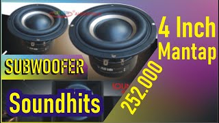 Speaker Subwoofer 4 Inch Soundhits [upl. by Yenroc]