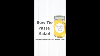 Creamy Bow Tie Pasta Salad  YouTube Shorts  Quick Lunch recipe  Easy side dish for dinner [upl. by Yorgerg171]