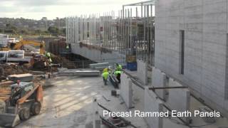 Precast Rammed Earth Panels RACV Torquay 2012 [upl. by Aker471]