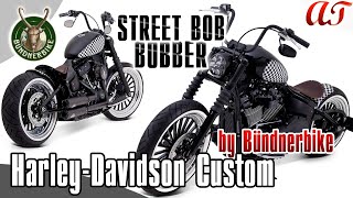 2024 HarleyDavidson STREET BOB Custom by Bündnerbike STREET BOB BOBBER  AampT Design [upl. by Acsecnarf]